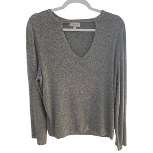 Lucky Brand Super Soft V-Neck Wide Sleeve Sweater Size M